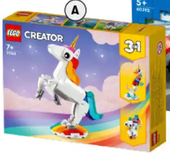 BIG W A. LEGO Creator Magical Unicorn offer