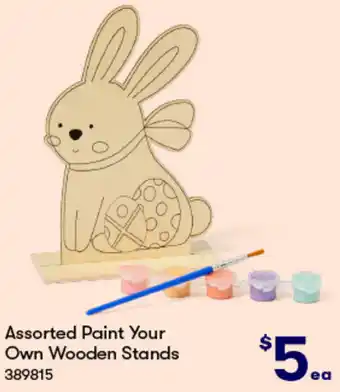 BIG W Assorted Paint Your Own Wooden Stands offer
