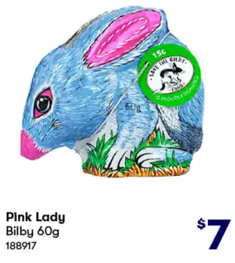 BIG W Pink Lady Bilby 60g offer