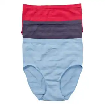 Sash & rose 3pk matte & shine seamfree full, midi or bikini brief