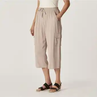 Harris Scarfe Savannah crinkle cargo pant offer