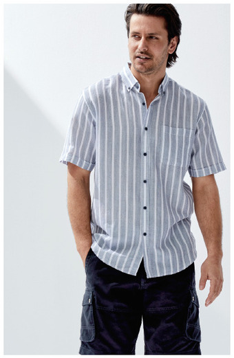 Harris Scarfe J.c. lanyon assorted short sleeve linen cotton shirts offer