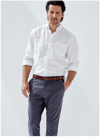 Harris Scarfe J.c. lanyon avery long sleeve linen shirt offer