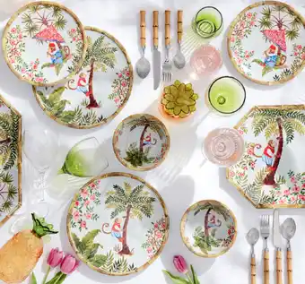Harris Scarfe Chyka home monkey's garden picnicware dinner plate offer