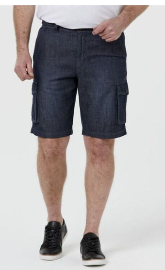 Harris Scarfe Bronson casual elliott soft denim cargo short offer