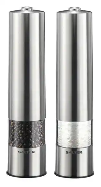Harris Scarfe Salter electronic salt & pepper set offer