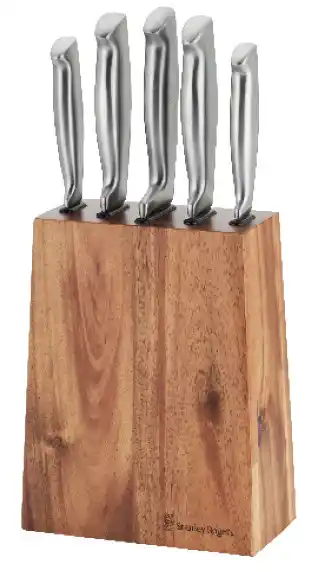 Harris Scarfe Stanley rogers 6pc tapered vertical knife block offer