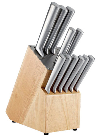 Harris Scarfe Smith + nobel 12pc natural knife block offer