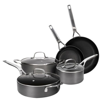 Harris Scarfe Swiss diamond 5pc hard anodised cookset offer
