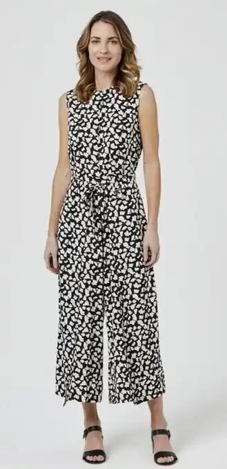 Harris Scarfe Jane lamerton tie front jersey jumpsuit offer
