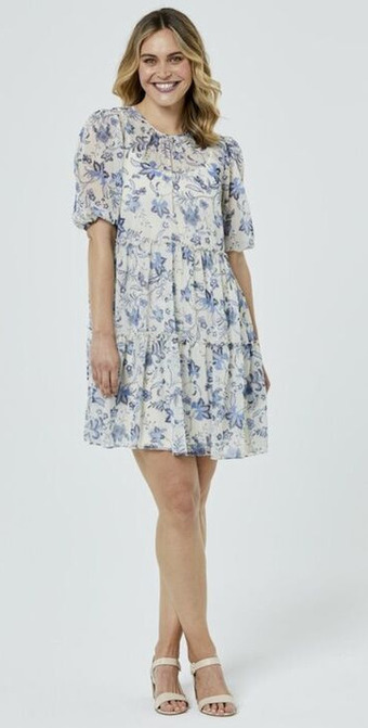 Harris Scarfe Leona edmiston ruby smock tiered tunic dress offer
