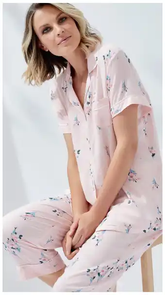 Harris Scarfe Sash & rose woven viscose sleep set offer