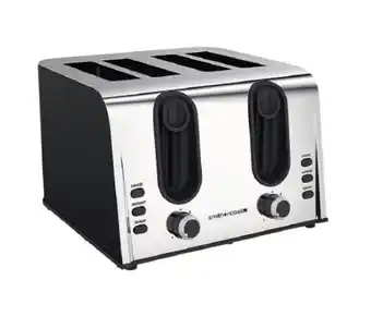 Smith + nobel stainless steel 4 slice toaster matte black