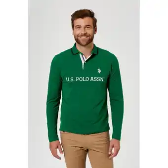 U.s. polo assn. long sleeve cotton pique polo