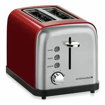 Harris Scarfe Smith + nobel 2 slice toaster red offer