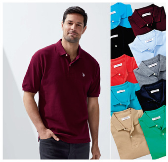 Harris Scarfe U.s. polo assn. short sleeve regular fit cotton pique polo offer