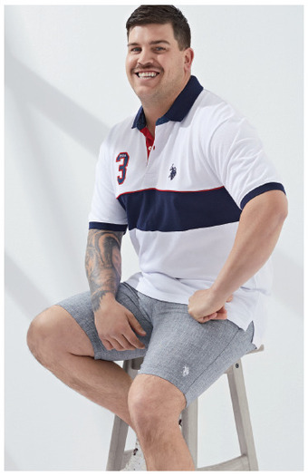 Harris Scarfe U.s. polo assn. big chambray bermuda short offer