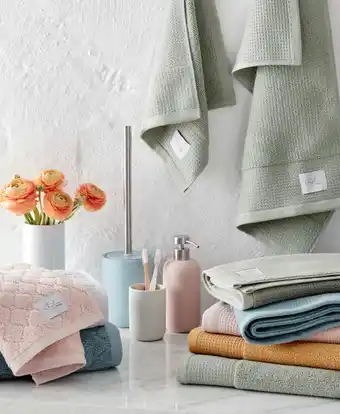 Harris Scarfe Chyka home towel ranges rye bath towel offer