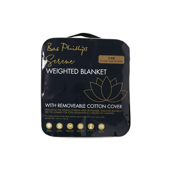 Harris Scarfe Bas phillips cotton cover weighted blanket 5kg offer