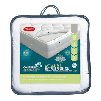 Harris Scarfe Tontine comfortech anti allergy mattress protector qb offer
