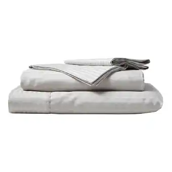 Harris Scarfe Ramesses 1000 thread count stripe pima cotton stripe set kb offer