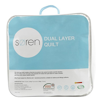 Harris Scarfe Soren dual layer quilt qb offer