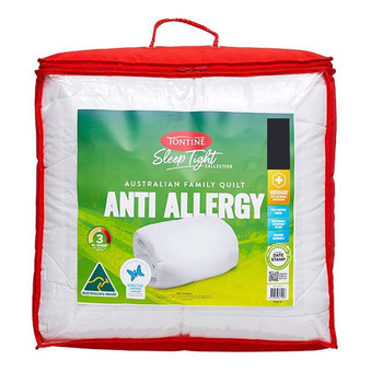 Harris Scarfe Tontine sleeptight anti allergy quilt qb offer