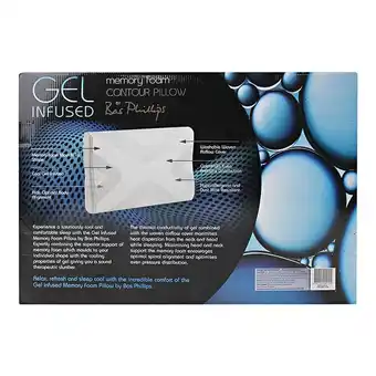 Harris Scarfe Bas phillips gel infused memory foam pillow contour offer
