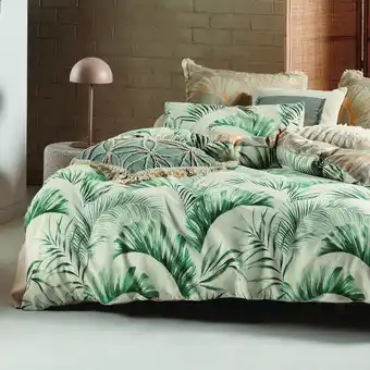 Harris Scarfe Linen house kalani cotton slub quilt cover set kb offer