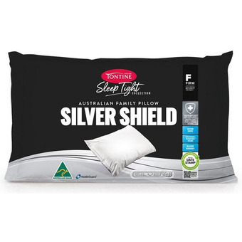 Harris Scarfe Tontine sleep tight silver shield pillow offer