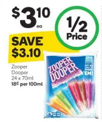 Zooper Dooper 24x70ml
