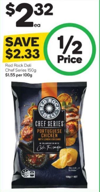 Woolworths Red Rock Deli Chef Series 150g offer