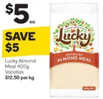 Woolworths Lucky Almond Meal 400g offer