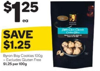 Woolworths Byron Bay Cookies 100g offer