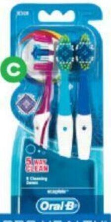 Woolworths Oral-B 5 Way Clean Toothbrush offer