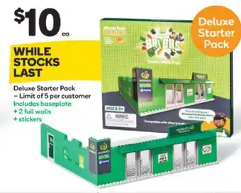 Woolworths Deluxe Starter Pack + 2 Full Walls + Stickers offer