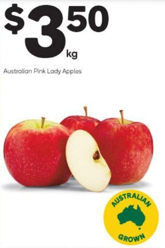 Woolworths Australian Pink Lady Apples offer