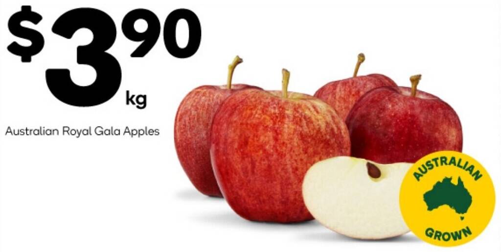 Australian Royal Gala Apples offer at Woolworths