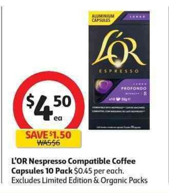 L'Or Nespresso Compatible Coffee 
