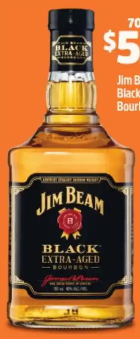 Woolworths Jim Beam Black Label Bourbon 700ml offer