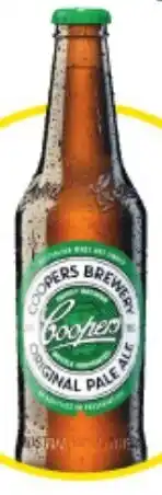 Woolworths Coopers Pale Ale Bottles 6x375ml offer