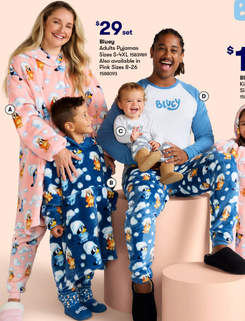 Adult discount bluey pyjamas