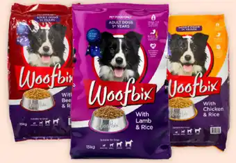 BIG W Woofbix Dry Dog Food Varieties 15kg offer