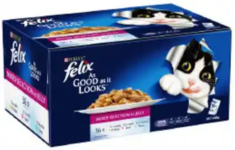 BIG W Felix As Good As It Looks Mixed Selection Wet Cat Food 36 x 85g offer
