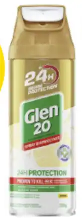 Glen 20 24 Hour Disinfectant Spray 300g