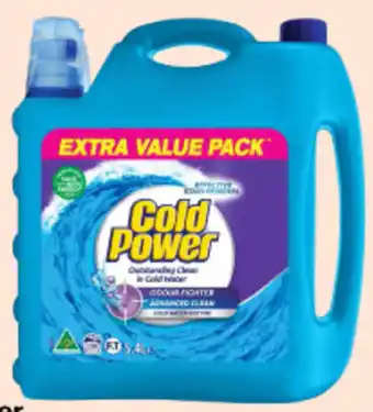 BIG W Cold Power Laundry Liquid 5.4-Litre offer