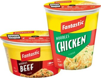 IGA Fantastic Cup 70g or Bowl Noodles 85g Selected Varieties offer