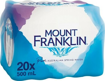 IGA Mount Franklin Spring Water 20x500mL offer