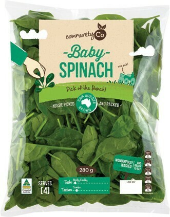 IGA Community Co Baby Spinach Big Bag 280g* offer
