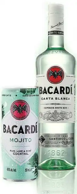 IGA Bacardi Carta Blanca Rum 700mL offer